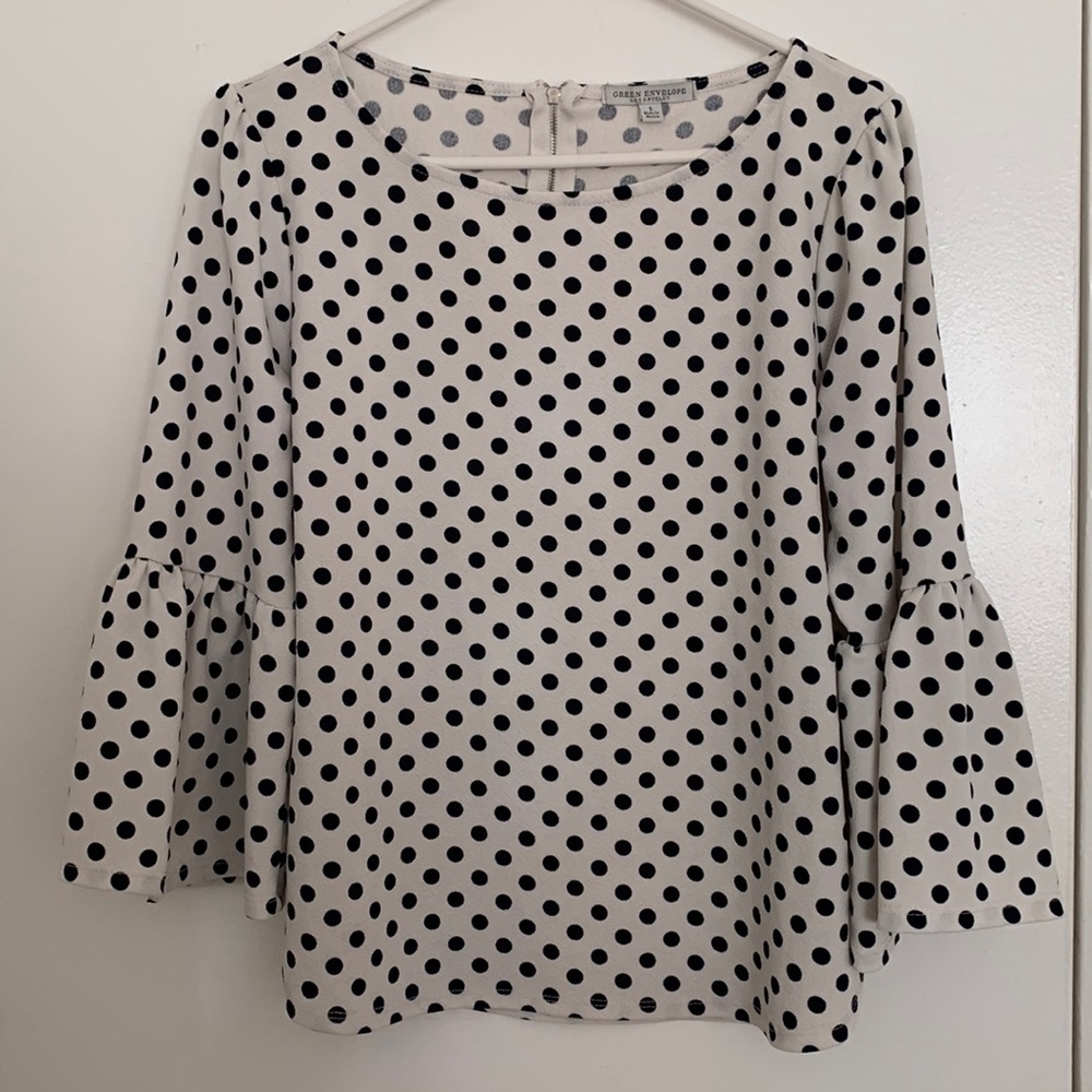 Green Envelope LA Blouse